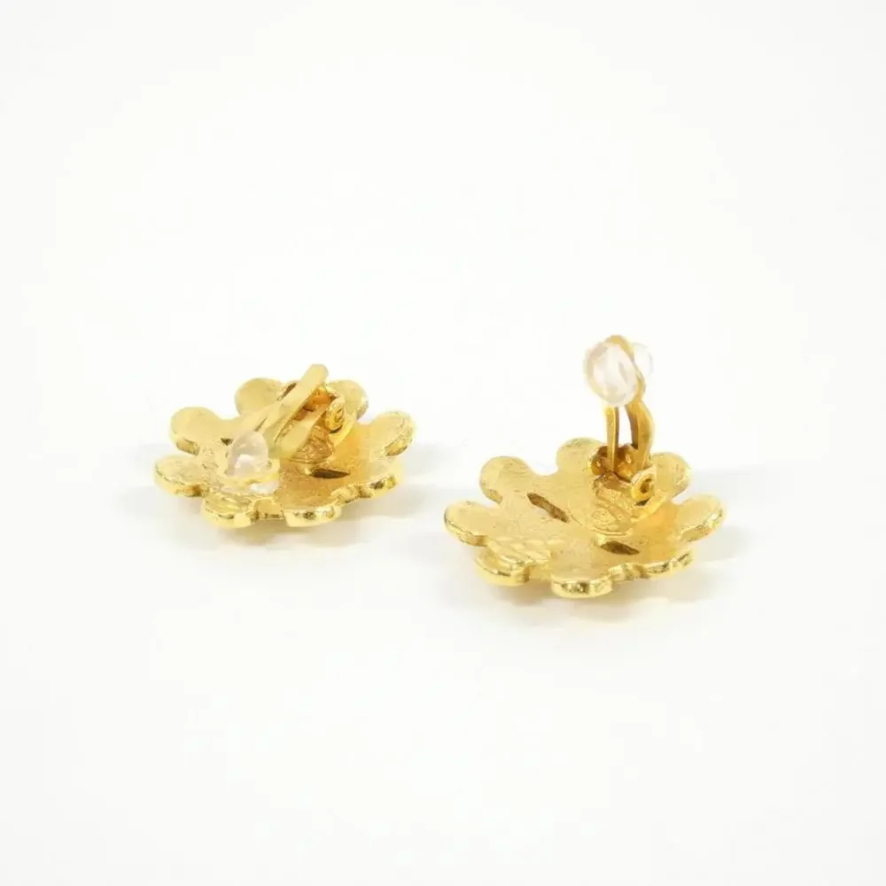 CHANEL Gold Earrings